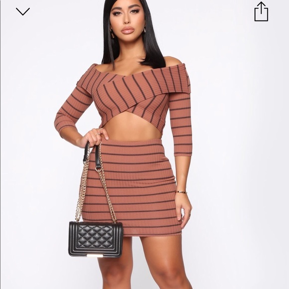 Fashion nova crossing paths sweater set - Mauve - Picture 1 of 5